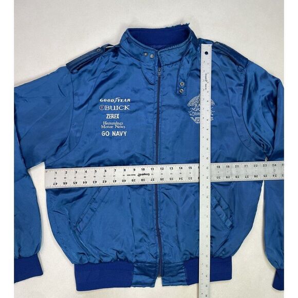 VTG Great American Race Interstate Batteries Norfolk Disney Jacket Men Large 80s - Picture 11 of 12